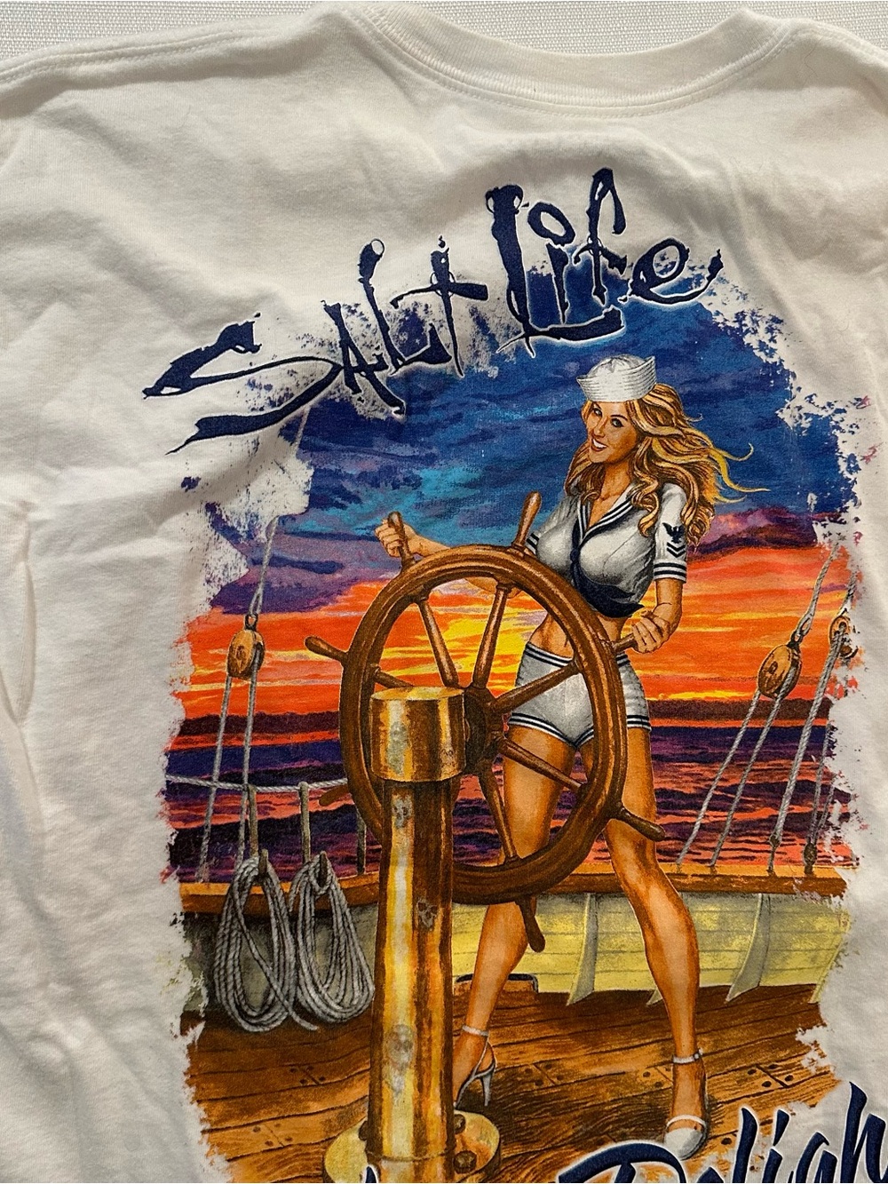 Salt Life Sailor's Delight Graphic Tee - White